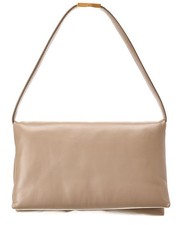 Marni Prisma Leather Shoulder Bag Women's Beige Ns picture