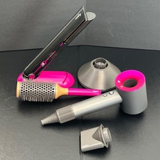 Casdon Dyson Supersonic Corrale Toy Hair Dryer Straightener Set Tested picture