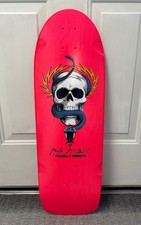 Powell Peralta Mike McGill Skull Snake pig pink dip reissue 80s skateboard deck picture