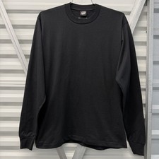 Vintage Screen Stars Blank Black Long Sleeve T Shirt Men’s XL 80s 90s USA Made picture