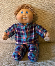Vintage 1984 Cabbage Patch Kid Boy Doll • Mold #3 OK Factory w/ Real 80s Braces picture