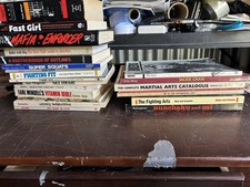 24 Vintage Martial Arts Fitness Biker Crime Books Jackie Chan Kung Fu Karate picture