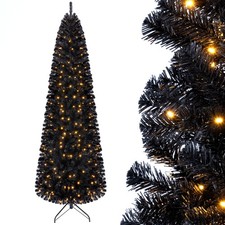 8FT Christmas Tree with 8 Lighting Modes, 1115 Full Branch Tips, 320 LED Lights picture