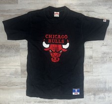 Vintage NBA Chicago Bulls  NUTMEG T-Shirt USA Made (L) picture