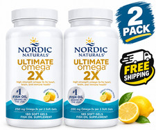 Nordic Naturals Ultimate Omega, Fish Oil, 2X 180 Soft Gels - 2 Pack - EXP 12/30 picture