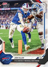 Josh Allen 2026-27 NFL Topps NOW® Card 19 1st Win Bills New Stadium **PRE-SALE** picture