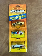 1985 Matchbox Superfast 3 Pack Police Porsche BMW Alpina NIP NEW picture