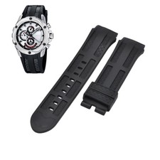 22mm Black Rubber Strap For Festina Chrono Bike F16526-1 picture