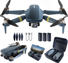 4K Drone with Camera 2650FT Range 84Min Flight 3 Batteries Brushless Motor WiFi picture