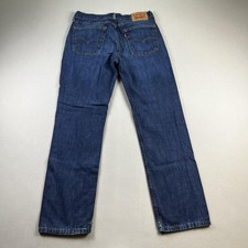 Levis 514 Jeans Mens 32x30 Blue Denim Straight Fit Medium Wash Red Tab Cotton picture