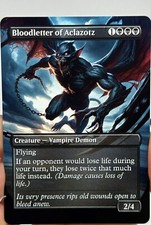 Bloodletter of Aclazotz Swarm Proxy Card with Custom designed art picture