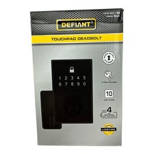 Defiant Matte Black Electronic Keypad Deadbolt Model 1009623198 New picture