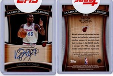 2025-26 Topps Basketball | Davion Mitchell Marks of Excellence Auto | ME-DM Heat picture