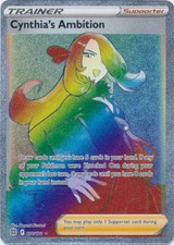 Cynthia's Ambition Hyper Rare 178/172 Secret Rare Brilliant Stars NM Pokemon TCG picture
