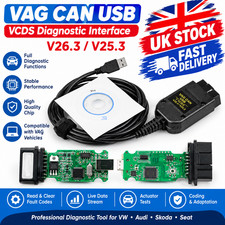 2026 V26.3 VAGCOM VAG CAN HEX V2 Diagnostic Interface for VW Audi Skoda Seat-UK picture