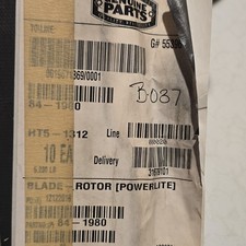 NEW GENUINE OEM TORO PART # 84-1980 ROTOR BLADE;REP.75-9090, 80-0660 picture