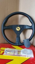 350mm MOMO Leather Steering fits for Ferrari F348 89-94 Montecarlo Wheel picture
