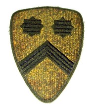 ORIGINAL GREENBACK FULLY EMBROIDERED WW2 2nd CAVALRY DIVISION PATCH #1 picture