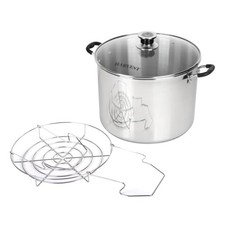 20 Qt Stainless Steel Canning Pot with Rack for Water Bath or Steam picture
