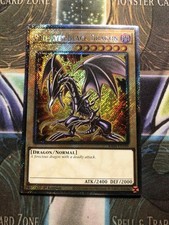 * RED-EYES BLACK DRAGON * ALT ART PLATINUM SECRET RARE RA04-EN109 YUGIOH MP22 picture