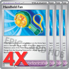 4x Handheld Fan x4 -Twilight Masquerade 150/167 - Uncommon - Pokemon TCG Playset picture