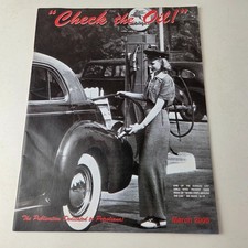 Motor Oil Magazine for Porcelain Signs For Sale Sinclair Sign Mobilgas Cover Ad picture