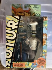 2009 Toynami Futurama Chef Bender Action Figure Roberto BAF OOP New & Sealed picture