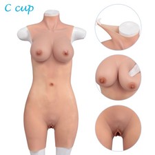 US Silicone Full Bodysuit D Cup Breast Forms Vagina for Crossdresser Transgender picture