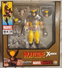 Mafex 138 Wolverine Brown Suit Comic Ver Medicom Toy Figure New Sealed picture