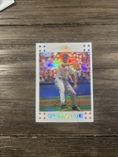2007 Topps Chrome White Refractor 165 Tom Glavine (#/660)  HOF Mets picture
