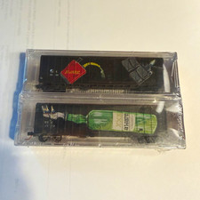 Micro-Trains Line N Scale 50' Rib Side Single Door AWARE Graffiti w/ Handstyle picture