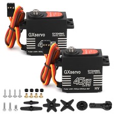 2pcs 40KG Metal Gear Digital Servo 25T Arm High Torque Speed for 1/8 1/10 RC Car picture