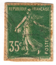 France - 1937 -1938 - New values - 35C - Used - #1 picture