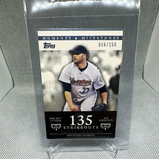 2007 Topps Moments & Milestones Roger Clemens Astros 135 K #162 #’d/150 picture