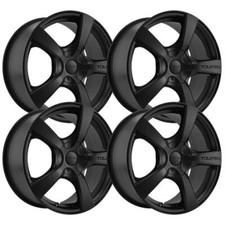 (Set-4) Touren TR9 16x7 5x110/5x115 42mm Matte Black Wheels Rims 16 Inch picture