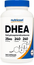 Nutricost DHEA 25mg, 240 Capsules - Gluten Free, Soy 240 Count (Pack of 1) picture