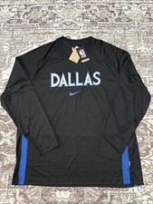 NWT Nike DriFit NBA Dallas Mavericks City Edition Pregame Shirt Men's L picture