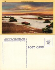 Dry Lake on the Desert Southwest Postcard picture