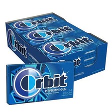 Orbit Peppermint Sugarfree Gum, 14 count (Pack of 12) picture