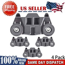 4 Pack W10195416 Dishwasher Lower Rack Wheel W10195416V, AP5983730, PS11722152 picture