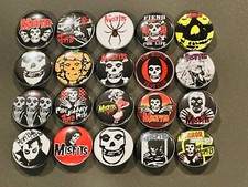 Misfits Band Buttons /  Pins Set Of 20 picture