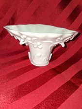 Pristine 19th Century Chinese Qing Dynasty Blanc De Chine Dehua Libation Cup picture