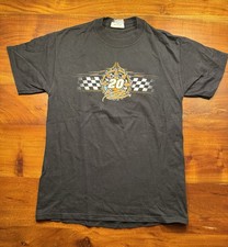 VTG Tony Stewart #20 Chase Authentics Home Depot NASCAR Graphic T-Shirt Mens M picture