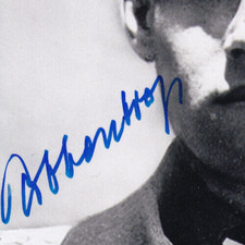 Rudolf Von Ribbentrop Signed Autographed 4x6 Photo WWII German Iron Cross Rare picture