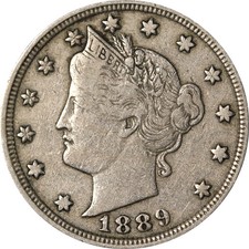 1889 Liberty V Nickel picture
