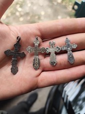 Crosses. Russian Empire. Silver 84. picture