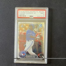 Bowman 2016 Prospects 1st Bowman Chrome Vladimir Guerrero Jr. #BCP55 PSA 9 picture