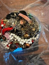 Lot of Vintage to Now Junk Jewelry for Wear, Crafting or Repair, 5.4 Lbs picture