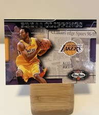 2002-03 Fleer Box Score Kobe Bryant Press clippingS~RARE ONLY COPY 4SALE~NM-M+ picture