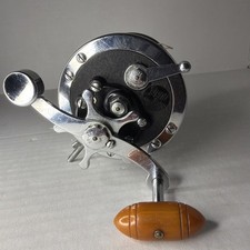 Vintage Penn Long Beach No. 259 Live Bait Caster Engraved Works Shows Some Wear picture